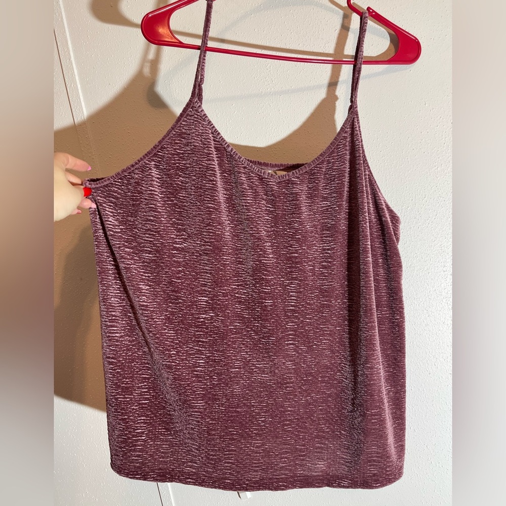 Faux Velvet Soft Tank